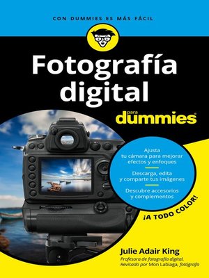 cover image of Fotografía digital para Dummies